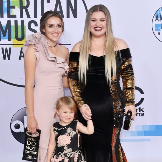 Kelly Clarkson and Family at the 2017 American Music Awards