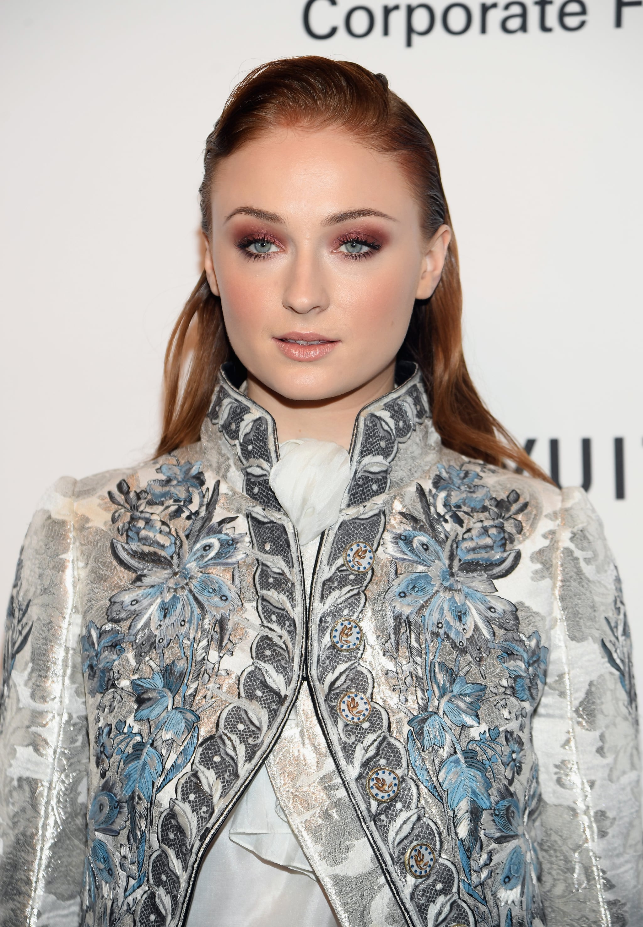 NEW YORK, NY - NOVEMBER 30:  Sophie Turner attends An Evening honouring Louis Vuitton and Nicolas Ghesquiere at Alice Tully Hall at Lincoln centre on November 30, 2017 in New York City.  (Photo by Dimitrios Kambouris/Getty Images)