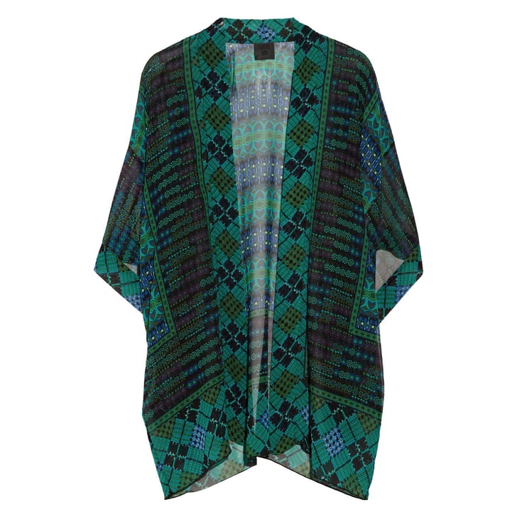 turquoise kimono jacket