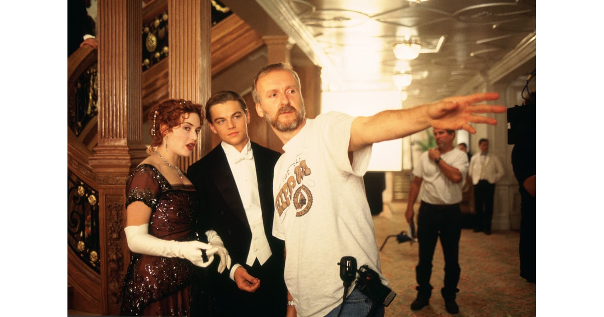 Director James Cameron, Leonardo DiCaprio, and Kate 