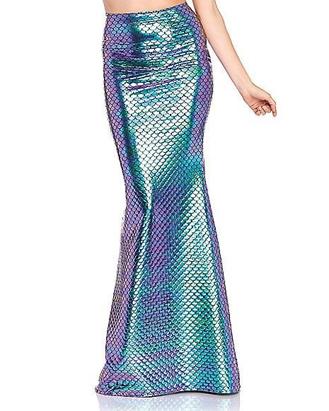 Scaled Iridescent Mermaid Skirt ($30)