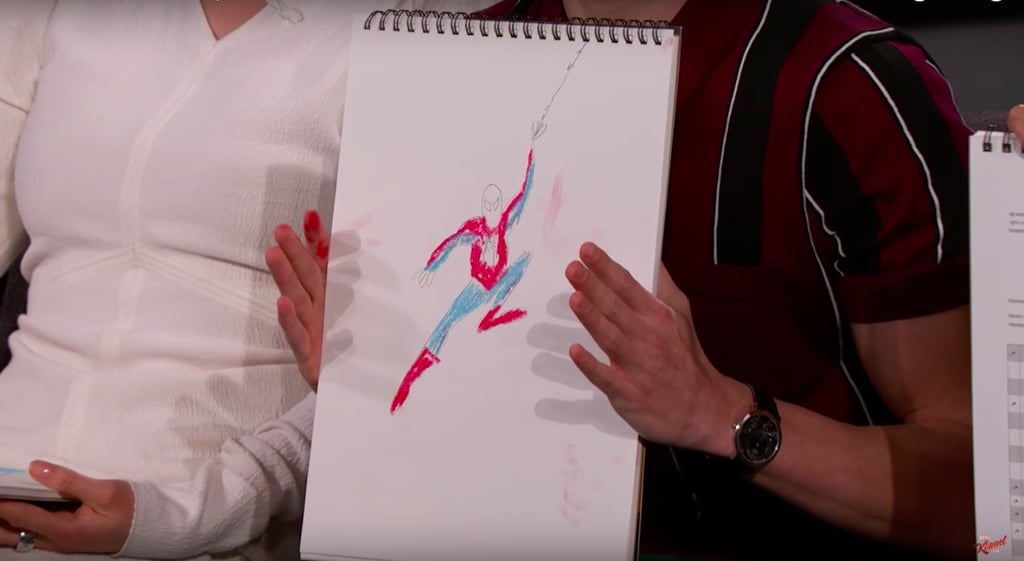Tom Holland's Drawing of Spider-Man