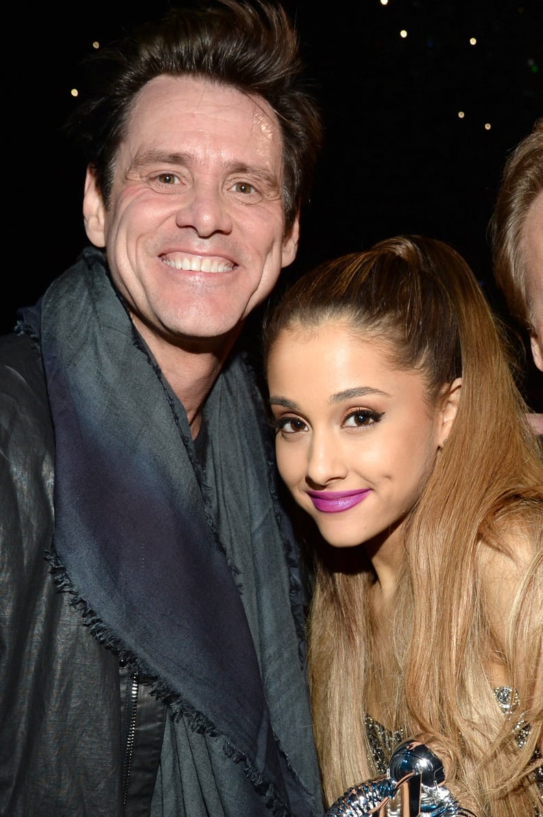 Ariana Grande and Jim Carrey