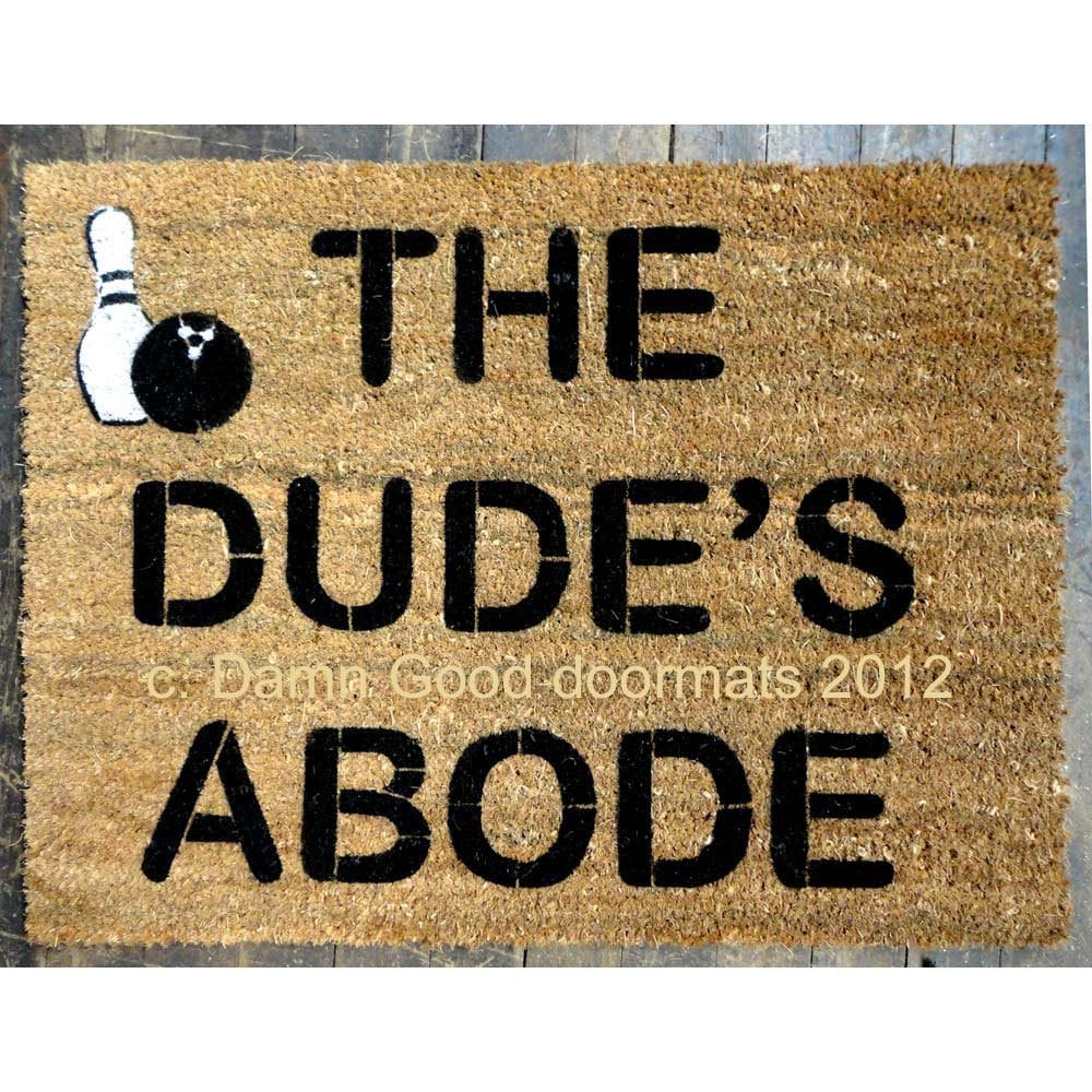 The Big Lebowski Doormat ($50)