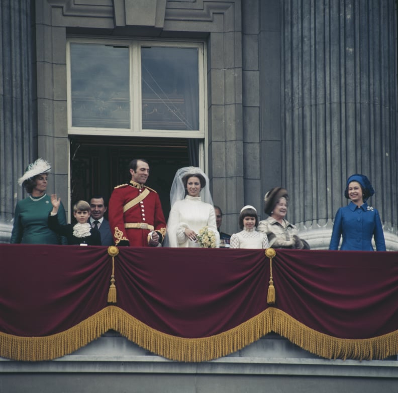 Princess Anne and Mark Phillips, 1973