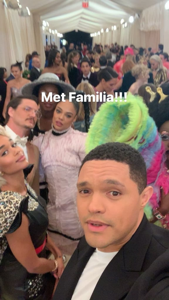 Trevor Noah Hung With Laura Harrier, Tessa Thompson, and Lupita Nyong'o