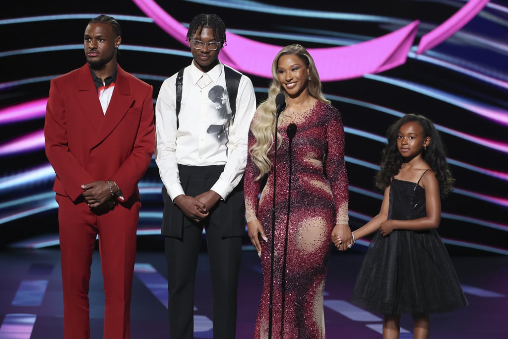 Savannah James's Nude Illusion Dress at the ESPYs