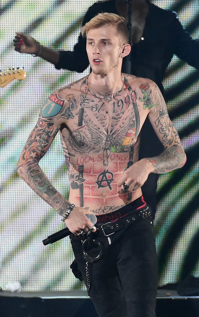 Machine Gun Kelly S Tattoos And Their Meanings Popsugar Beauty Uk
