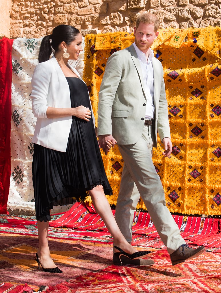 Meghan Markle's Polka-Dot Manolo Blahnik Heels