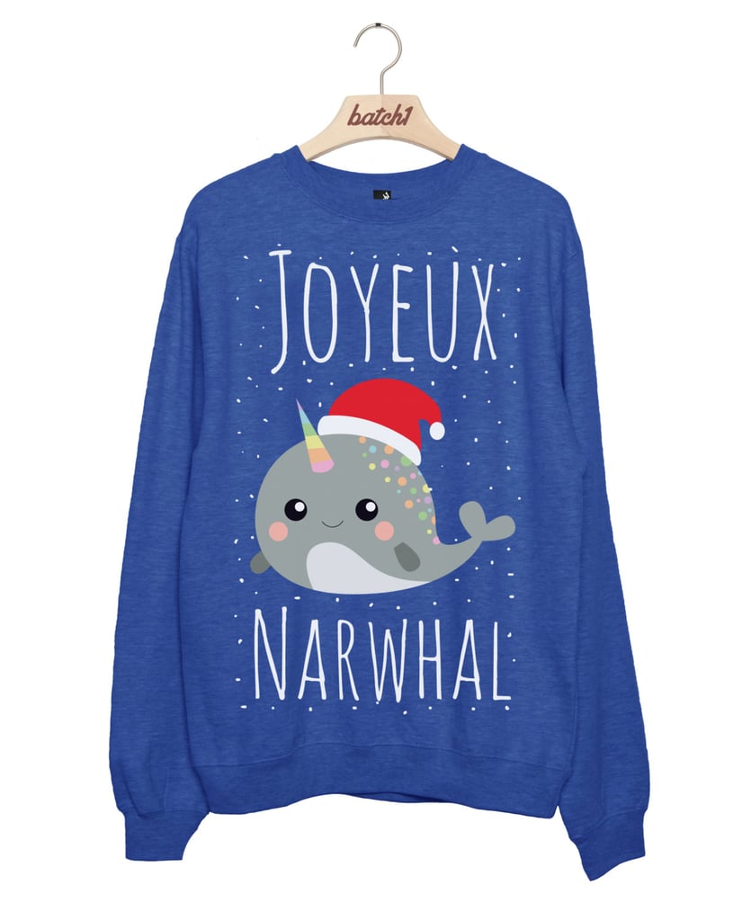 Narwhal Christmas Sweatshirt ($31)