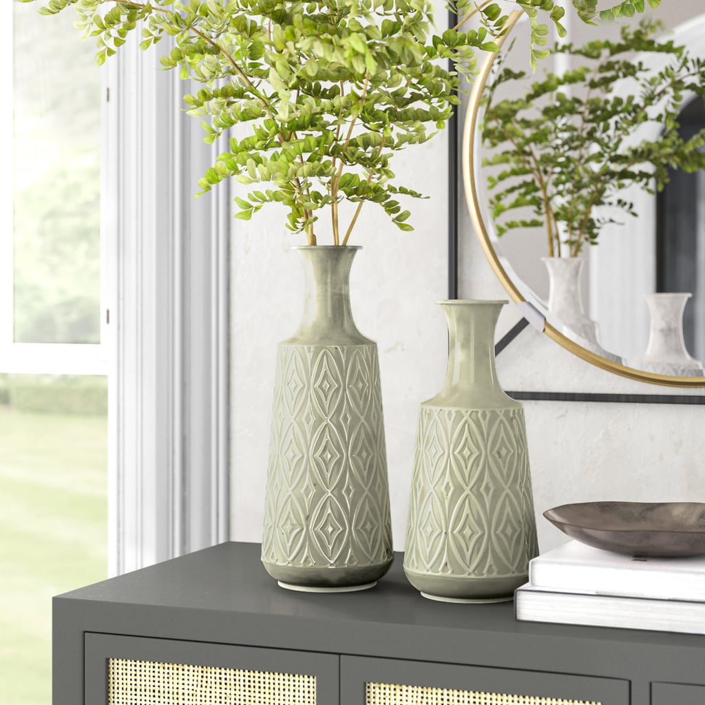 Mingenew Damask 2 Piece Table Vase Set