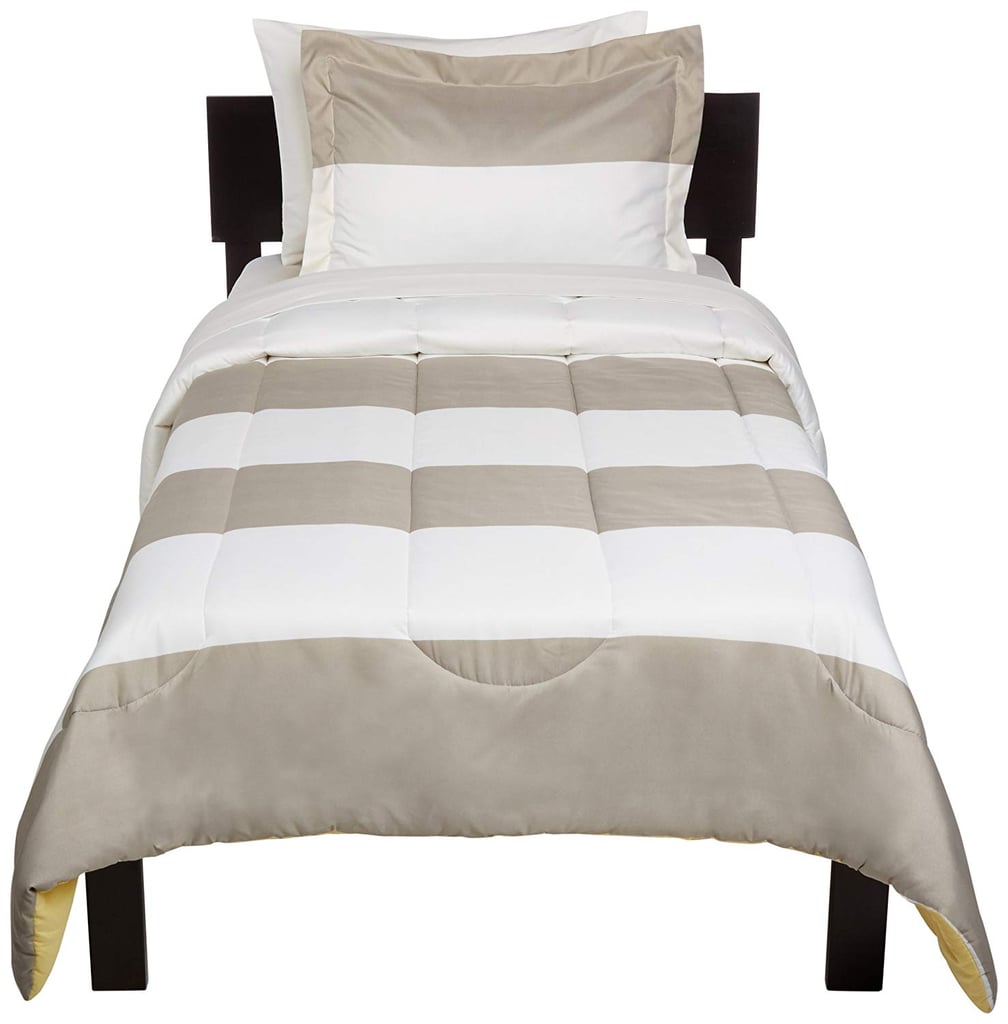 Amazon Basics FivePiece BedinaBag Comforter Bedding Set Best Dorm