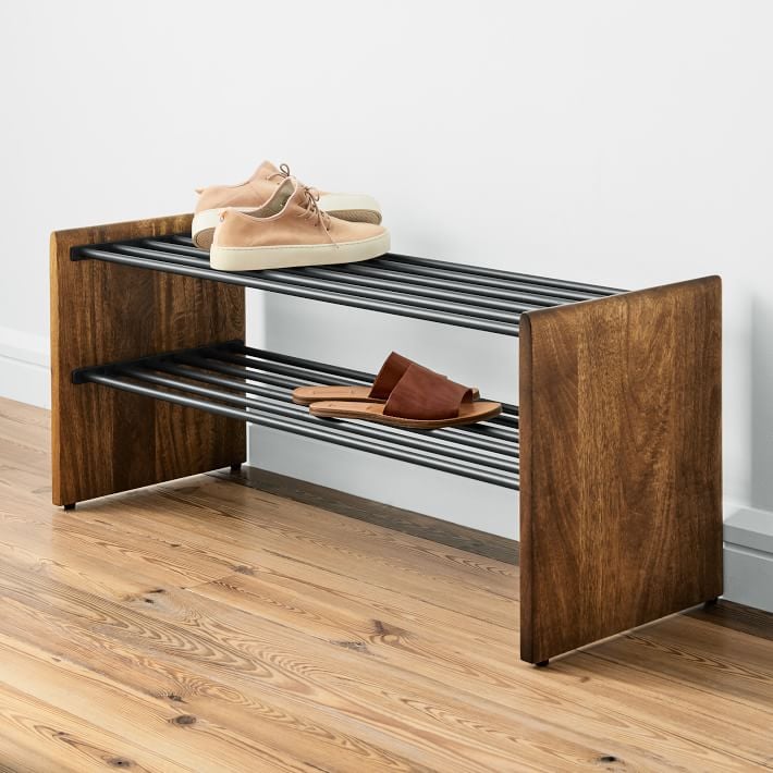 West Elm Anton Solid Wood Shoe Rack