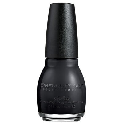 Sinful Colours Nail Polish in Black On Black