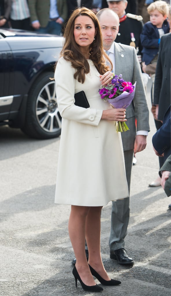 Kate Middleton Visits the Downton Abbey Set