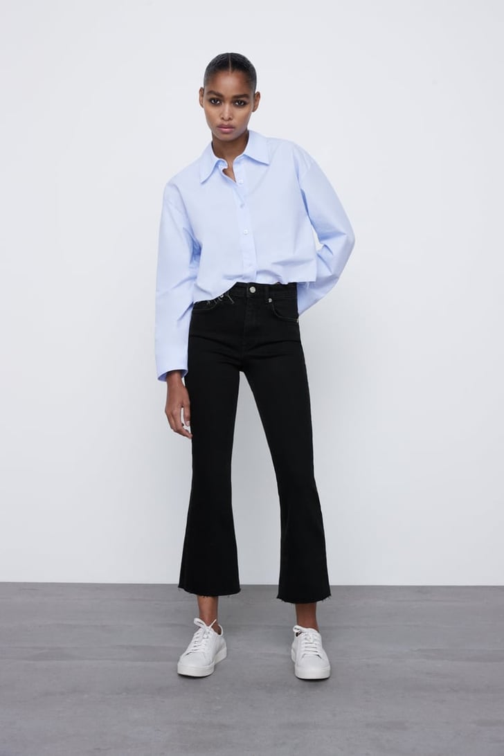 Mid Rise Flared Cropped Jeans The 15 Hottest Zara Releases of