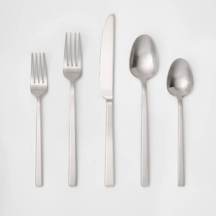 Sleek Silverware: Project 62 Narrow Kosta Stainless Steel Silverware Set