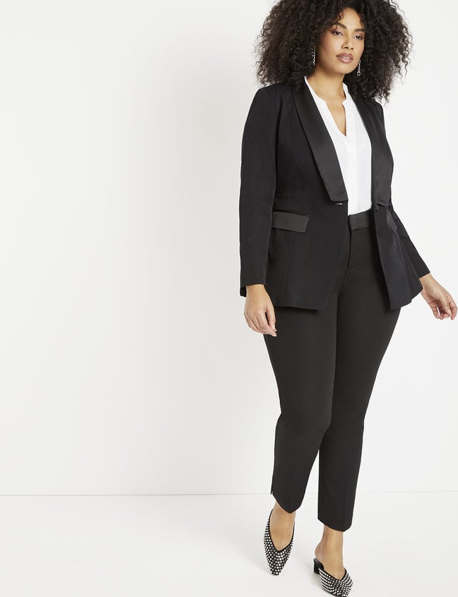 Eloquii Satin Detail Trouser