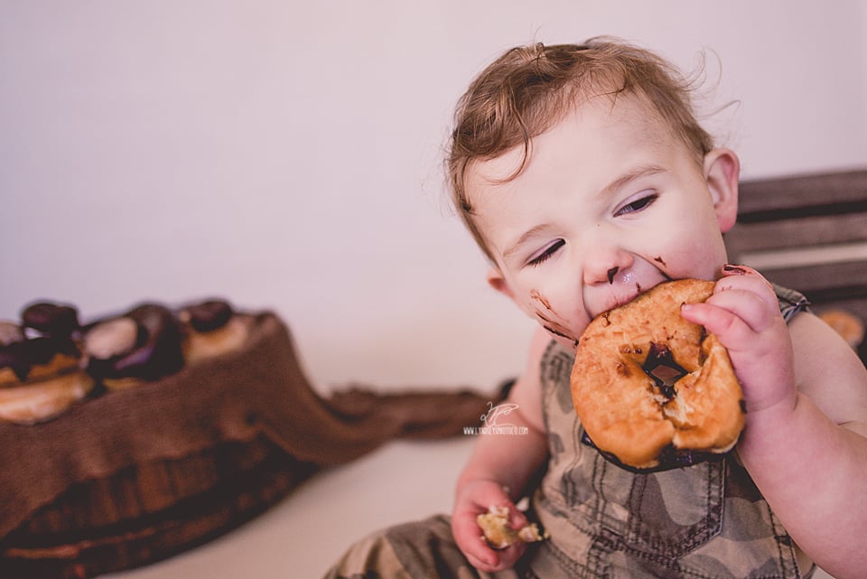 First Birthday Doughnut Smash Photoshoot