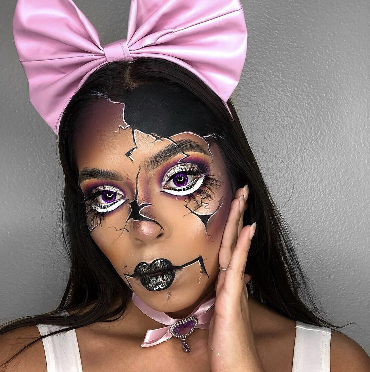 gothic doll halloween makeup