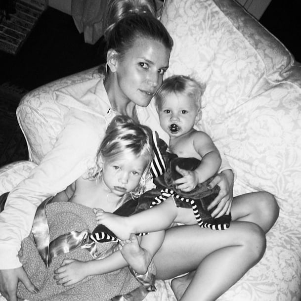 Jessica Simpson With Maxwell and Ace