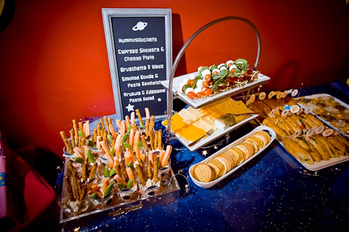 Savory Snacks This Space Themed Party Will Make You Want An Out