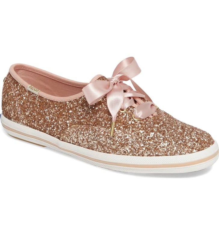 Keds for Kate Spade New York Glitter Sneakers Rose Gold Gift Ideas