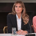 Melania Trump Wore This Simple Black Blazer 2 Very Different Ways