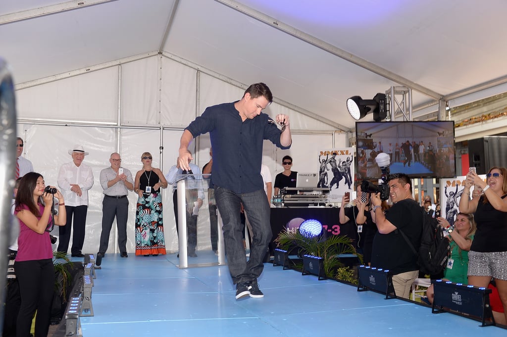 Channing Tatum and Jada Pinkett Smith Miami Hall of Fame