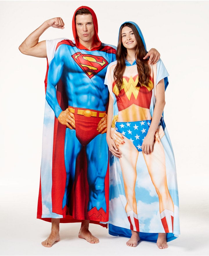 Superman and Wonder Woman Ponchos