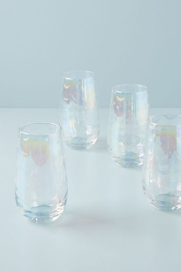 Lustered Highball Glasses