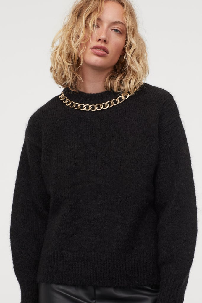 Chain-detail Sweater