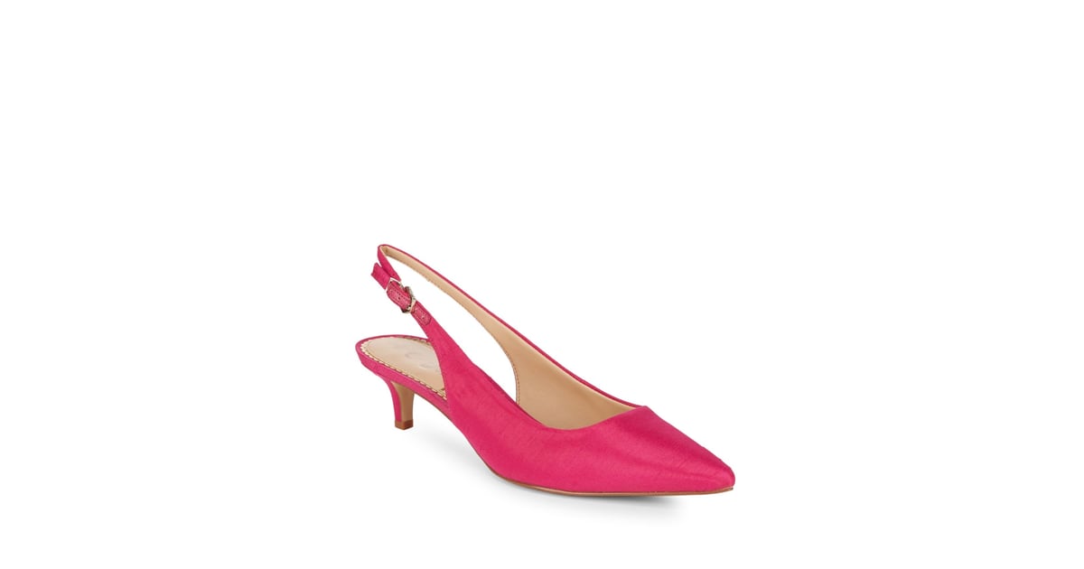 Sam Edelman Kitten Heel Slingback Pumps 8 Spring Shoe Trends