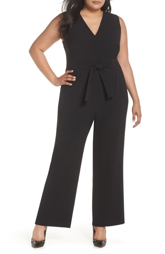Vince Camuto Crepe Tie-Front Wide-Leg Jumpsuit | Best New Year's Eve ...