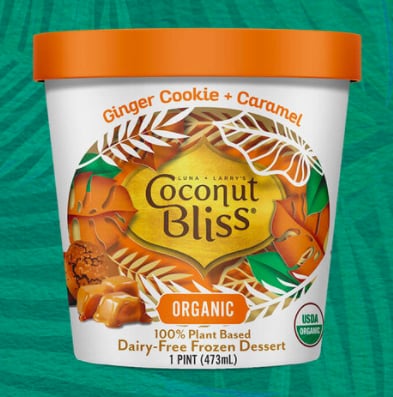 Coconut Bliss Ginger Cookie + Caramel