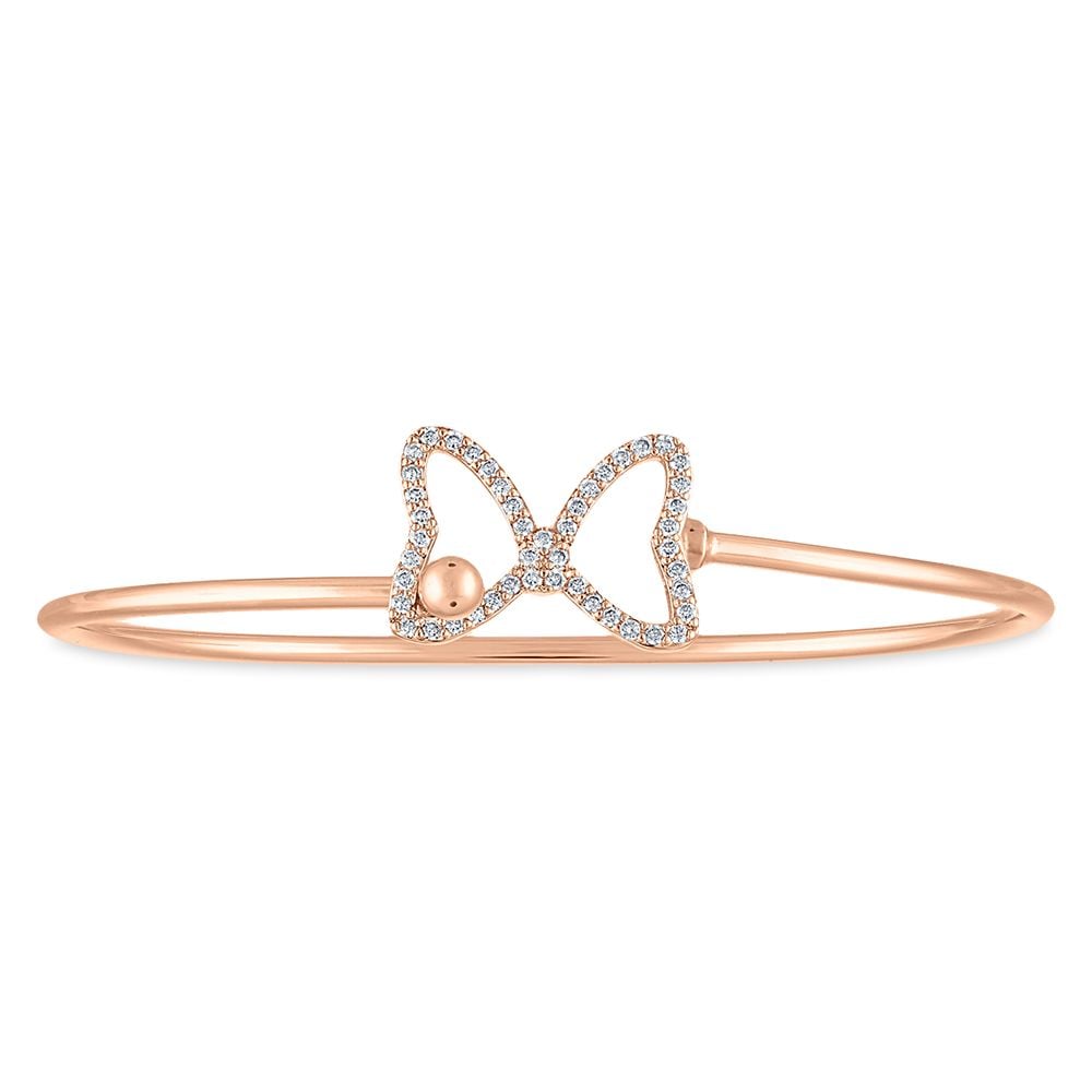Minnie Mouse Rose Gold Cuff Bracelet