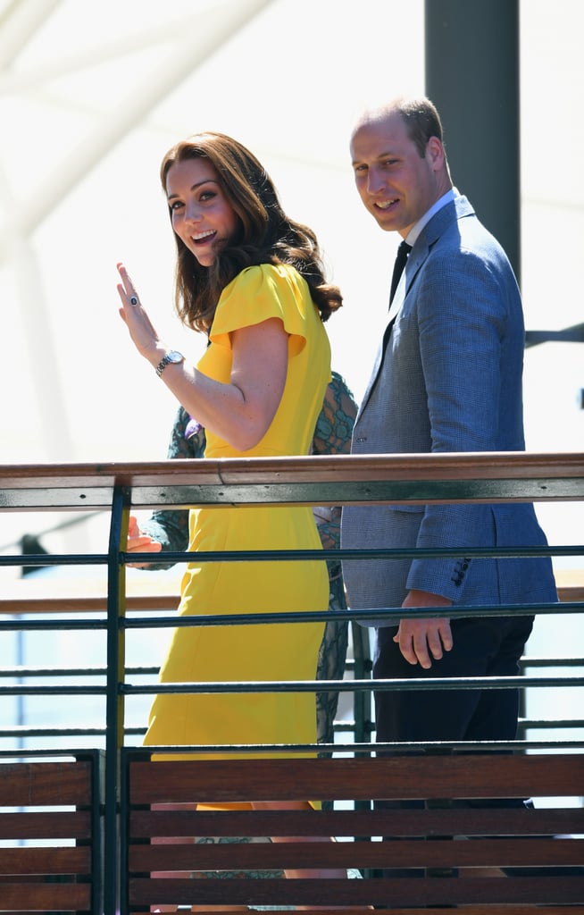 Kate Middleton Yellow Dress Wimbledon 2018