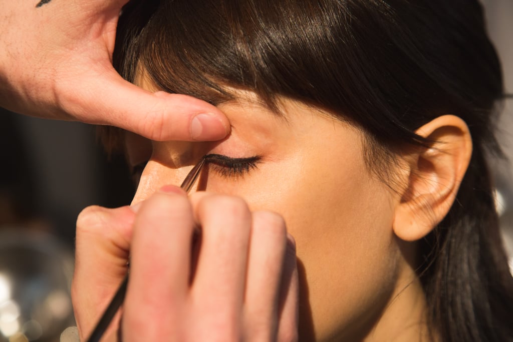 Step 1: Line your eyes.