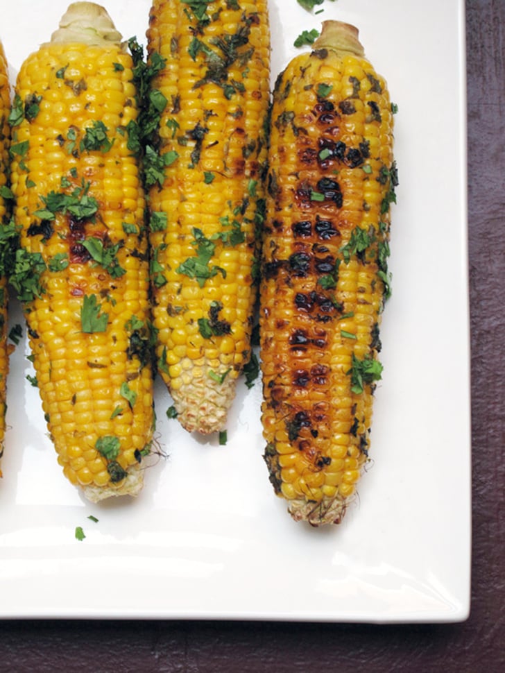 Grilled Corn With Cilantro Butter