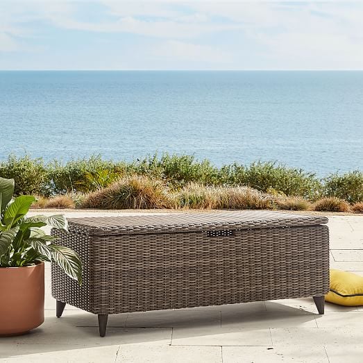 Marina Outdoor Storage Trunk Best Outdoor Furniture From West Elm
