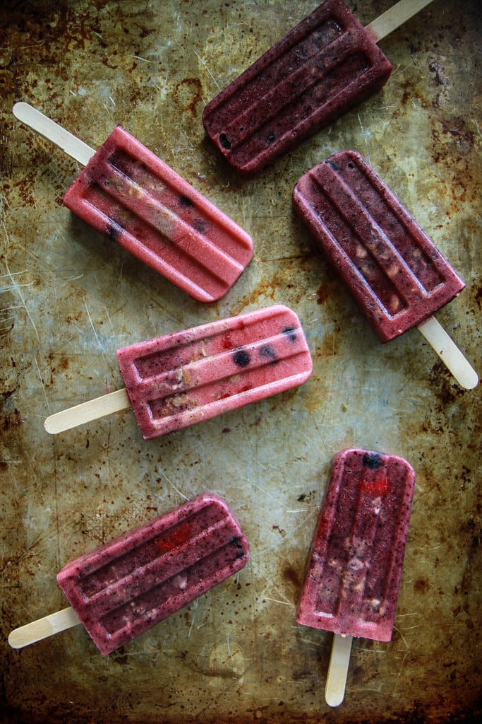 Berry Smoothie Granola Pops