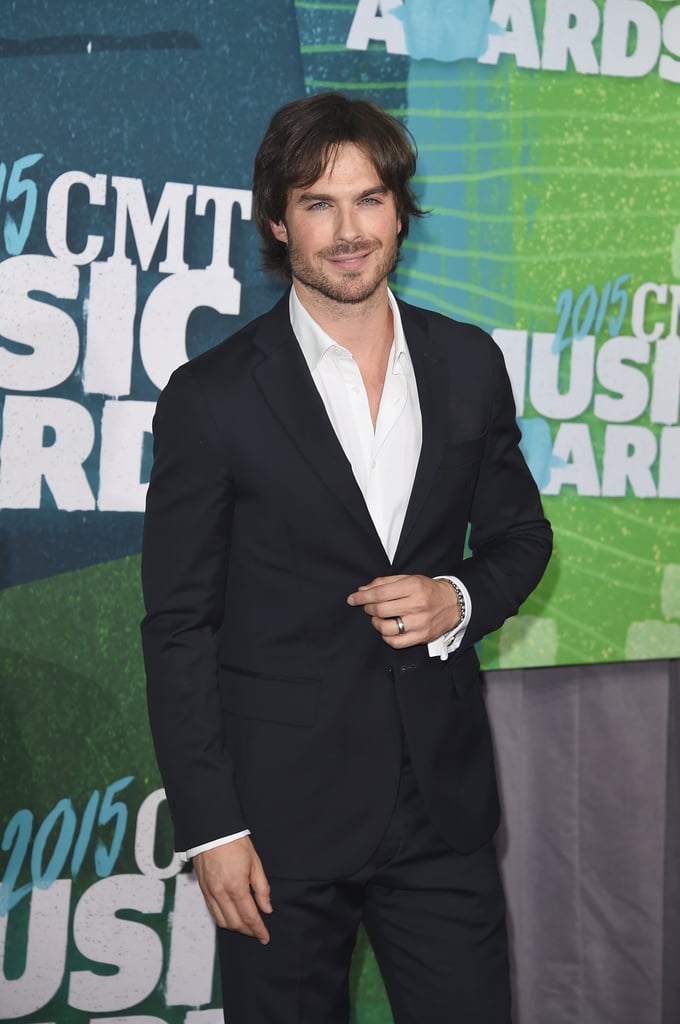 Ian Somerhalder and Nikki Reed at the CMT Awards 2015
