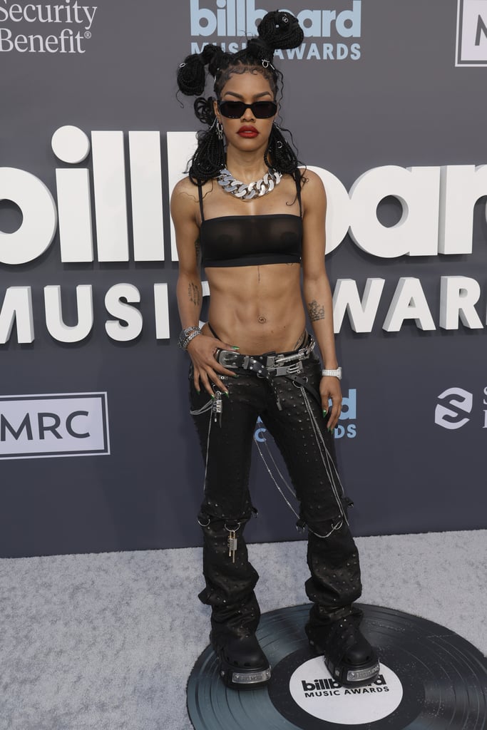 Teyana Taylor Low-Rise Pants and Bra Billboard Music Awards