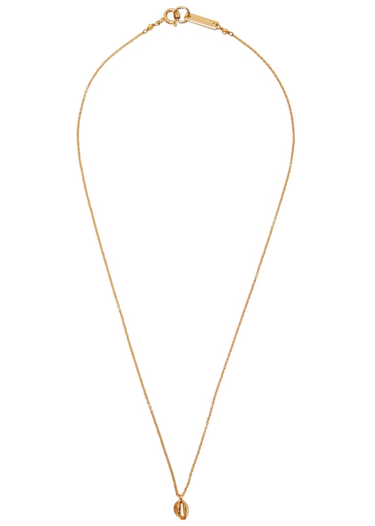 Isabel Marant Mr Teke Gold Tone Shell Necklace