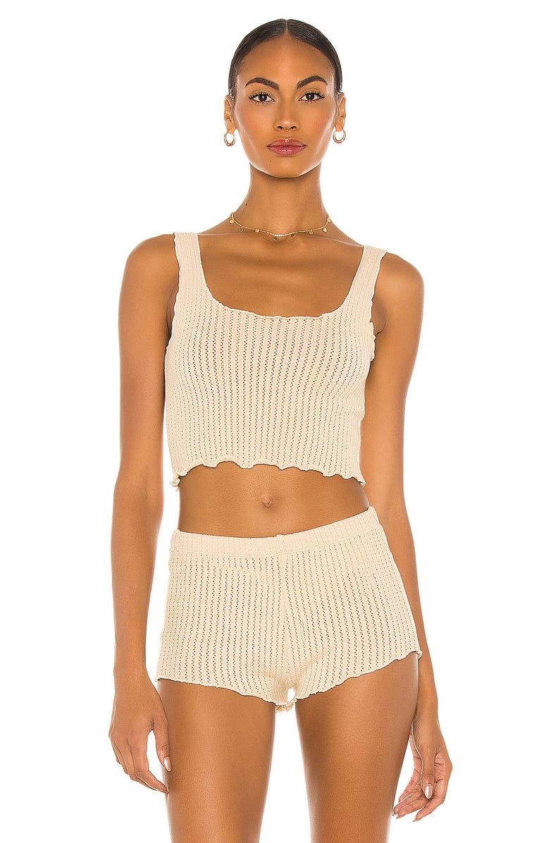 Indah Briar Knit Tank in Beige