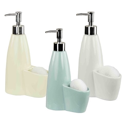 Soap Dispenser With Sponge Holder 15 Genius Kitchen Sink Organization Accessories You Need Asap Popsugar Home Photo 6 This sponge holder is a sponge holder for your kitchen and bath. soap dispenser with sponge holder 15