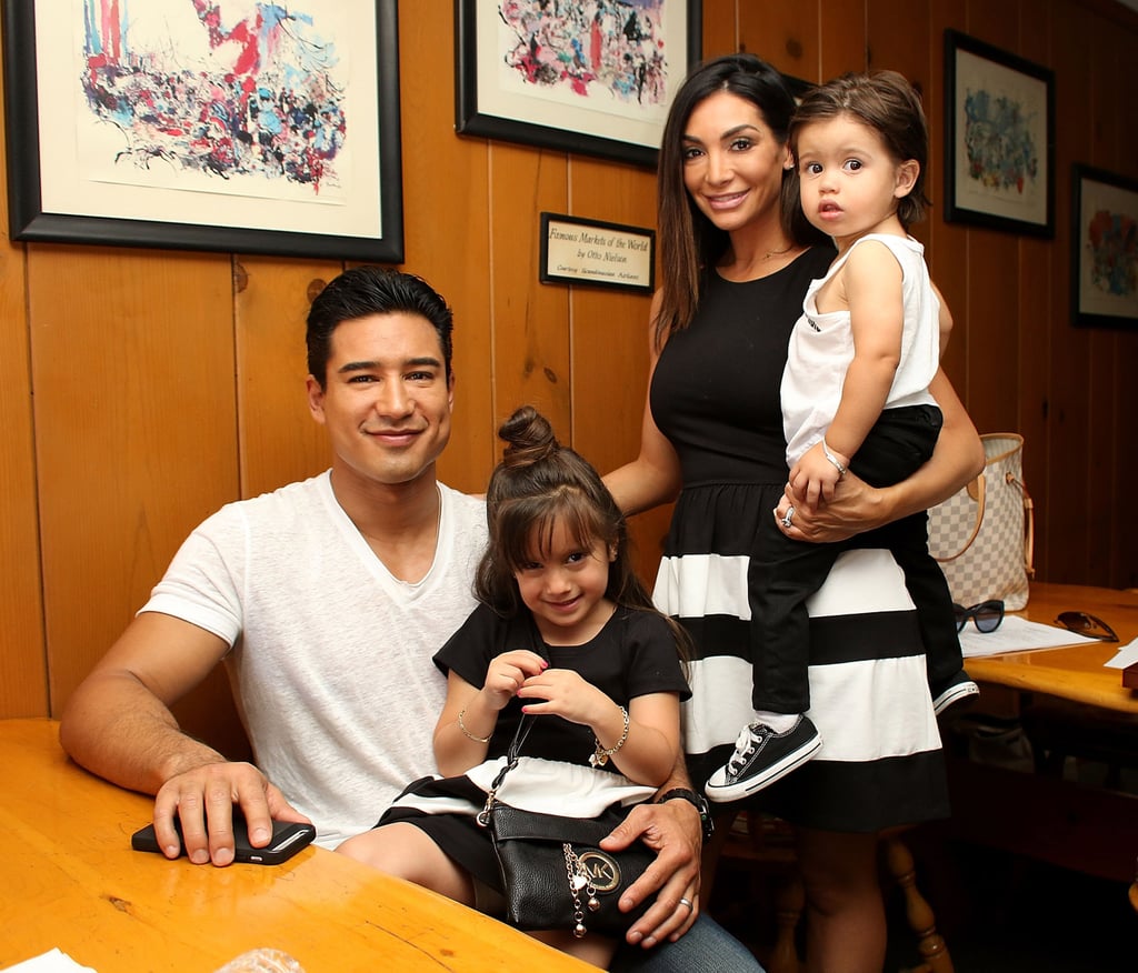 Mario Lopez's Son in a Saved by the Bell T-Shirt