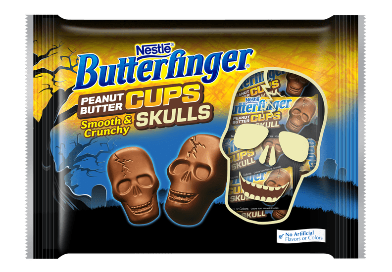 Butterfinger Fun-Size Peanut Butter Cups Skulls ($3)