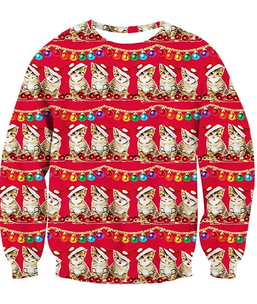 Idgreatim Ugly Christmas Crewneck Sweatshirt