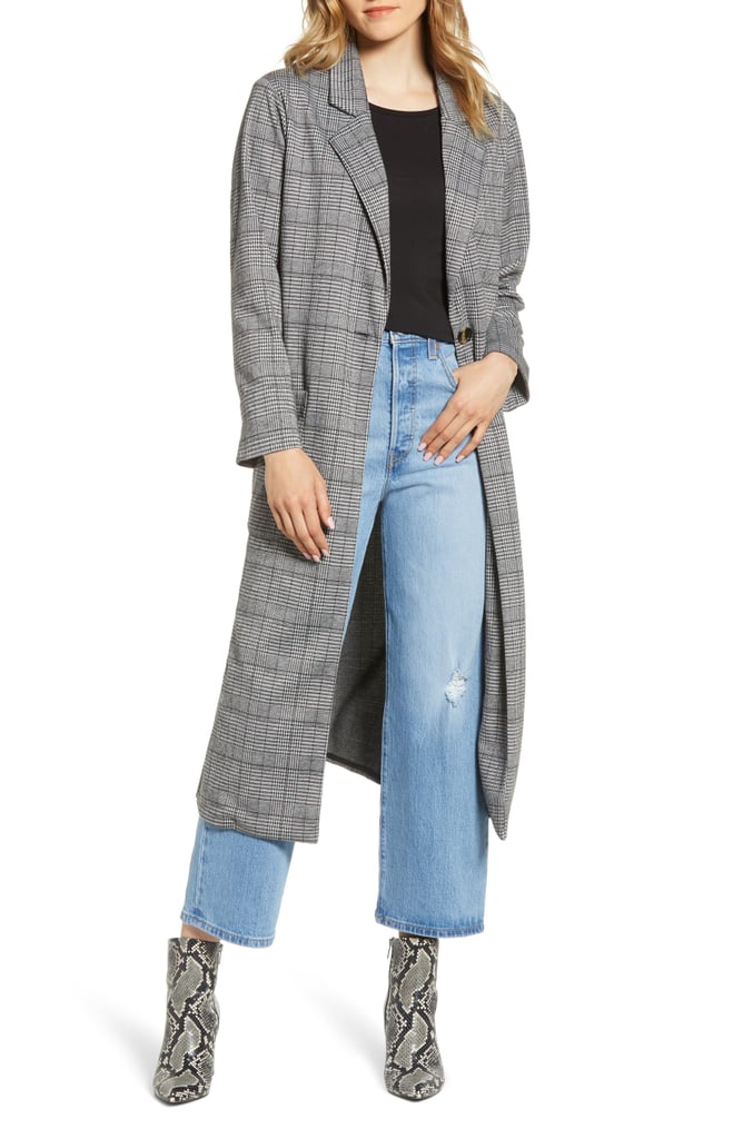 Sanctuary Timeless Plaid Duster Jacket